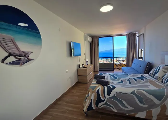아파트 13 - Ocean Views By Diamanteholidays 푸에르토 데 산티아고